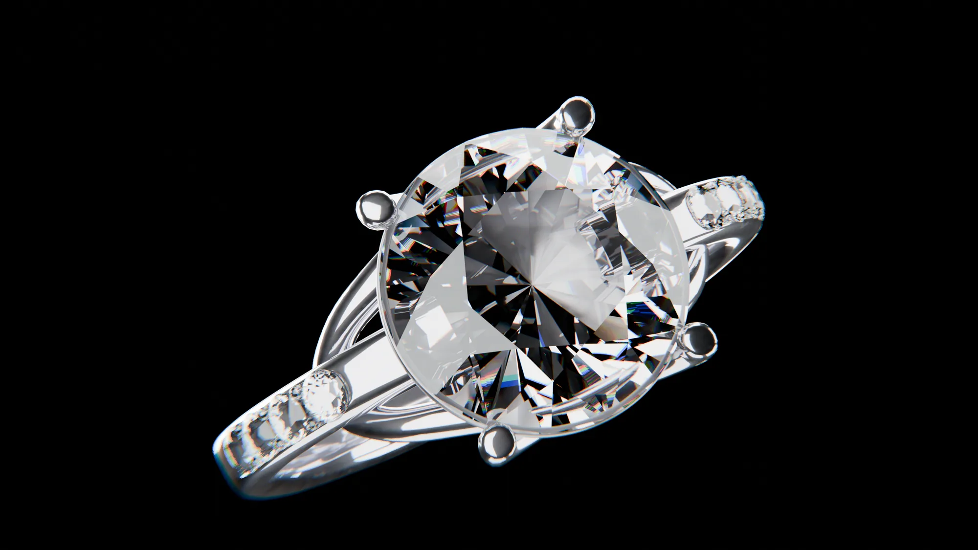 Bague solitaire — La bague