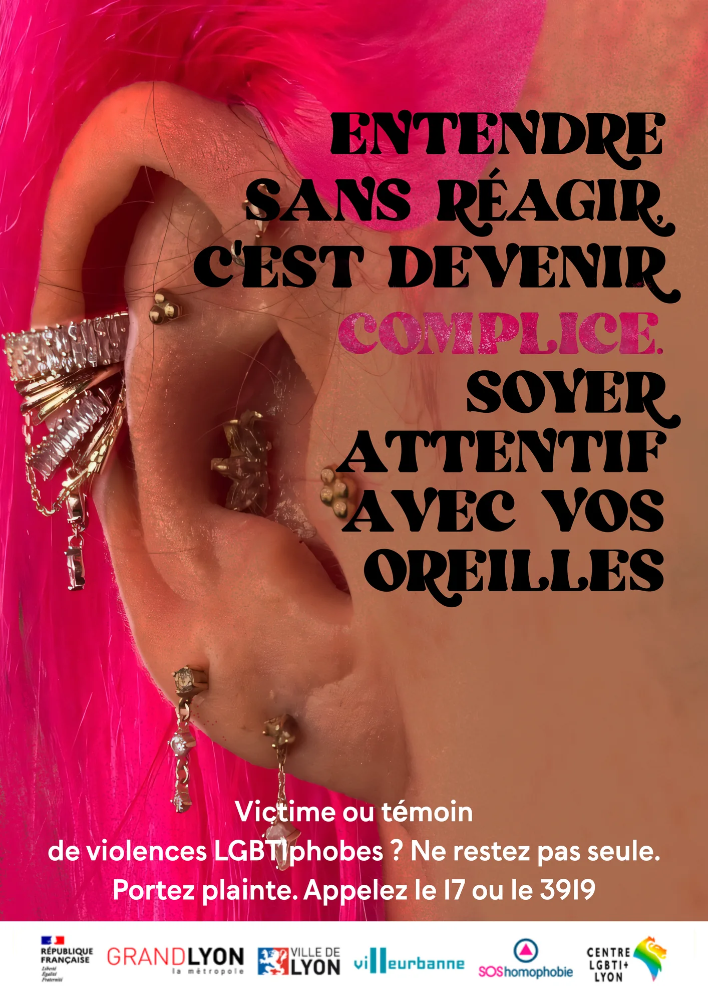 Briller n'est pas un crime — Hearing without reacting is becoming an accomplice.