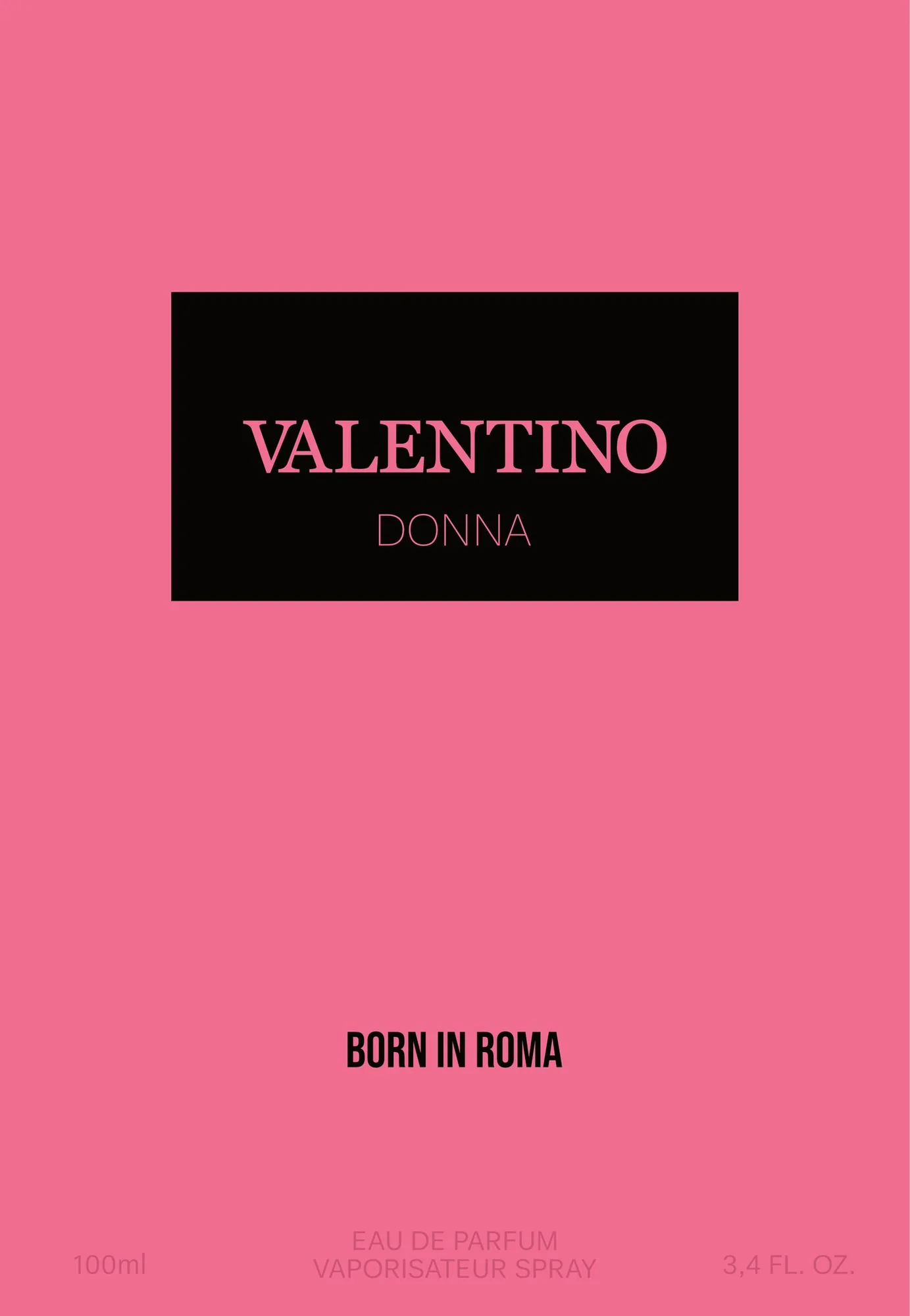 Valentino Donna — L'emballage, de face
