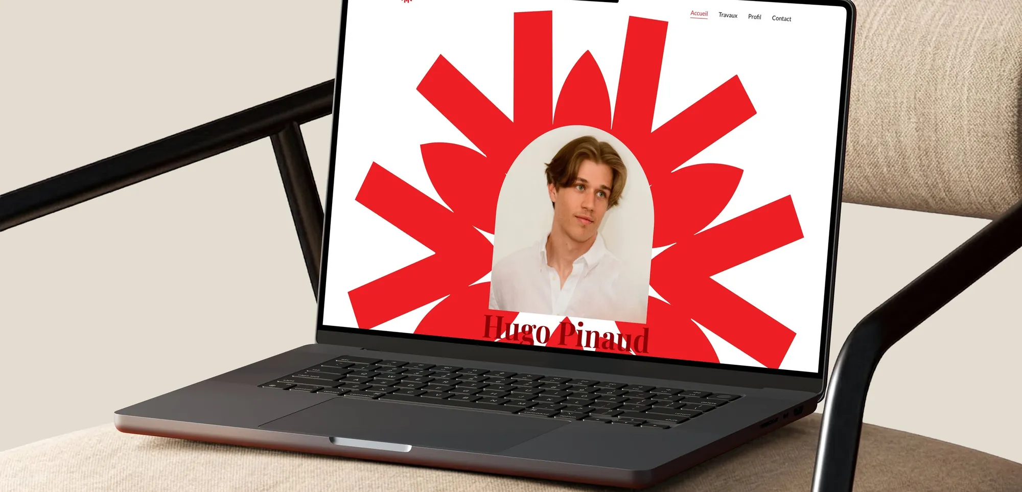 Identité 2026 — Mon identité visuelle : monogramme kaléidoscopique, logotype et papeterie